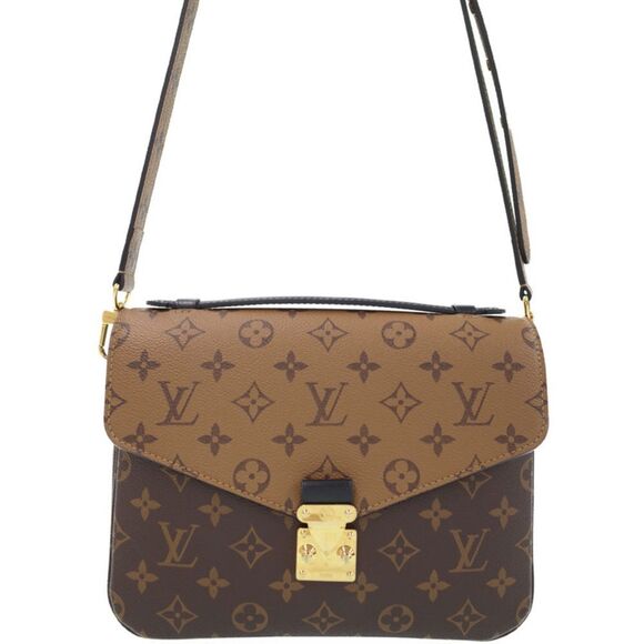 Louis Vuitton Monogram Reverse Pochette Metis MM 2way Bag - Picture 1 of 9
